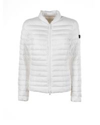 Peuterey - Quilted Down Jacket With Zip - Lyst