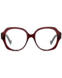 Loewe - Optical Frames Burgundy-Dark Burgundy/Dark Acetate Eyewear Optical-Frames - Lyst