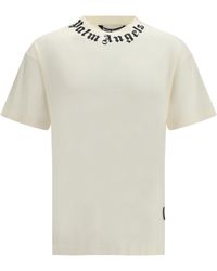 Palm Angels - Logo Crewneck T-Shirt - Lyst