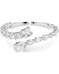 Swarovski - Matrix Mixed Cuts Crystal Bangle - Lyst