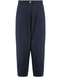 Pinko - Straight Trousers Wool-Blend Polyester - Lyst