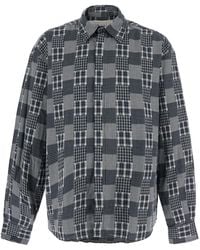 ERL - Long-Sleeved Plaid Cotton Shirt - Lyst