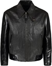 Our Legacy Reversible Varsity Jacket in Black for Men | Lyst