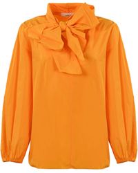 Liviana Conti - Shirt With Bow - Lyst