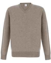Aspesi - Crew-Neck Wool And Cashmere Sweater Tops - Lyst
