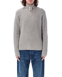 JW Anderson - Jwa Puller Half Zip Jumper - Lyst