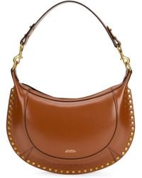 Isabel Marant - Shoulder Bag Oskan Moon Brushed Leather Calfskin - Lyst