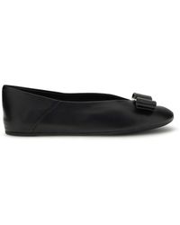 Ferragamo - Vara Bow Ballerinas - Lyst
