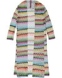 M Missoni - Knitted Cover-Up Dress - Lyst