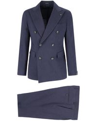 Tagliatore - Double-Breasted Suit - Lyst