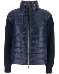 Herno - Bimaterial Cotton Nylon Jacket Down - Lyst