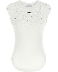Off-White c/o Virgil Abloh - Top Swarowski Tops - Lyst
