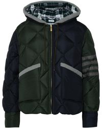 Thom Browne - Two-tone Polyester Down Jacket - Lyst