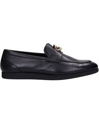 Givenchy Loafers In Black Leather