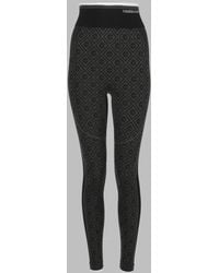 CASABLANCA - Leggings Monogram Seamless Nylon Trousers - Lyst