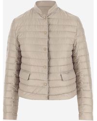 Aspesi - Quilted Nylon Down Jacket - Lyst
