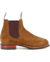 R.M.Williams Suede Comfort Turnout - Brown