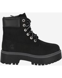 Timberland - Stone Street Leather Platform Ankle Boots - Lyst