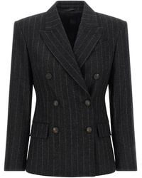Brunello Cucinelli - Pinstripe Blazer - Lyst