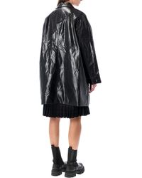 RECTO. 70S Orchid Faux-Fur Coat in Black | Lyst UK