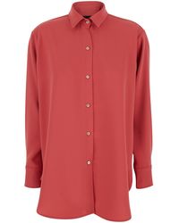 Le Plain - Shirt With Classic Collar And Button Closure - Lyst