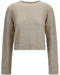 Brunello Cucinelli - Long-Sleeve Sequin Sweater - Lyst