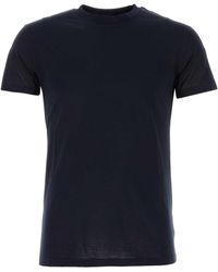 PT01 - Midnight Silk Blend T-Shirt - Lyst