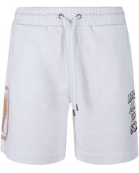 Iceberg - Roma Printed Drawstring Shorts - Lyst