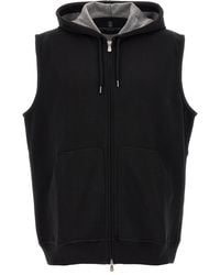 Brunello Cucinelli - Cotton Sleeveless Jacket Clothing - Lyst