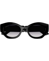 Gucci - Gg1553S Linea Gucci Lido 001 Crystal Sunglasses - Lyst