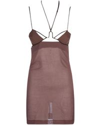 Nensi Dojaka - U-Wire Mini Fitted Dress - Lyst