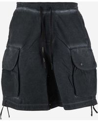 A PAPER KID - Cotton Blend Cargo Shorts - Lyst