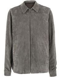 Rick Owens - Jacket Brad Suede Coat - Lyst