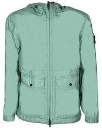 Stone Island - Membrana 3L Tc Zipped Hooded Jacket - Lyst