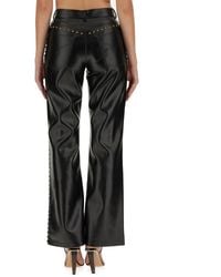 Moschino - Studded Pants Polyester Trousers - Lyst