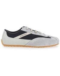 McQueen - Low Top Sneakers Boxe Suede Calf Leather Trainers - Lyst