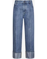 Bottega Veneta - Curved Shape Jeans - Lyst