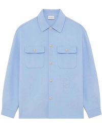 Drole de Monsieur - Shirt Jacket Wool Blend Nylon - Lyst