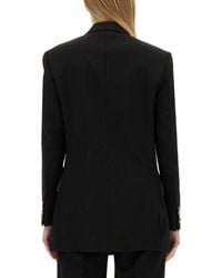 Victoria Beckham - Double-Breasted Jacket Polyester - Lyst