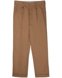 Paolo Pecora - Trousers Cotton-Blend - Lyst