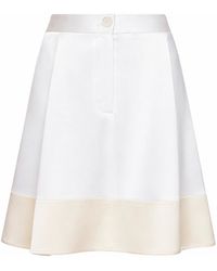 TOTEME - Satin Short Tuxedo-Style Skirt - Lyst