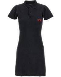 Balenciaga - Mini Polo Dress - Lyst