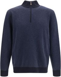 Loro Piana - Cashmere Sweater Roadster/Nightly Reserv. (Capra Hircus) - Lyst
