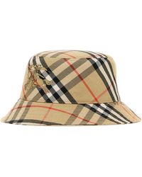 Burberry - Printed Polyester Blend Bucket Hat - Lyst