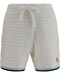 CASABLANCA - Bouclé Tennis Shorts - Lyst