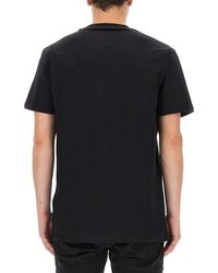 Philipp Plein - T-Shirt With Rhinestones Fabric 1: Cotton T-Shirts - Lyst