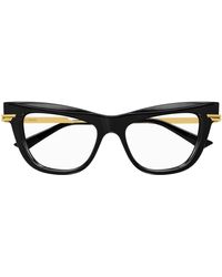 Bottega Veneta - Bv1266O Linea Minimalist 001 Glasses - Lyst