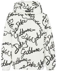 Dolce & Gabbana - Logo Hooded Sweatshirt - Lyst