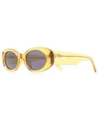 Palm Angels - Spirit Oval Sunglasses - Lyst