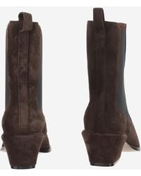 Paris Texas - Ankle Boots Bettina 50 Calf Suede (Bos Taurus) Leather - Lyst